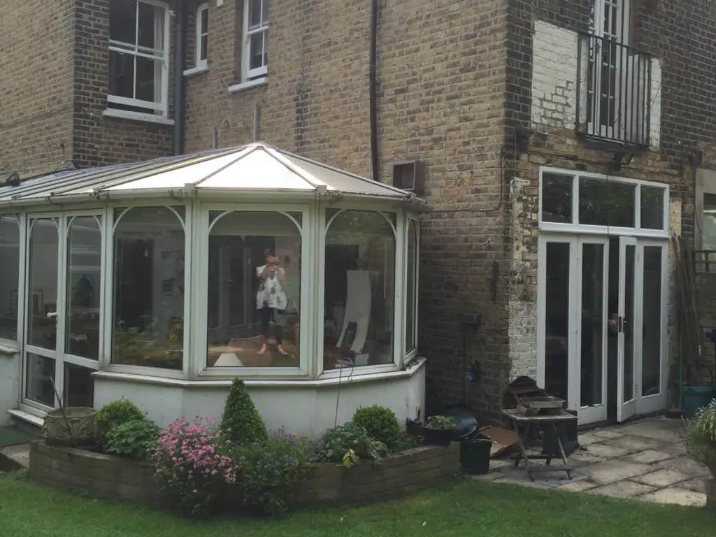 conservatory and landscaping the garden in Ealing9