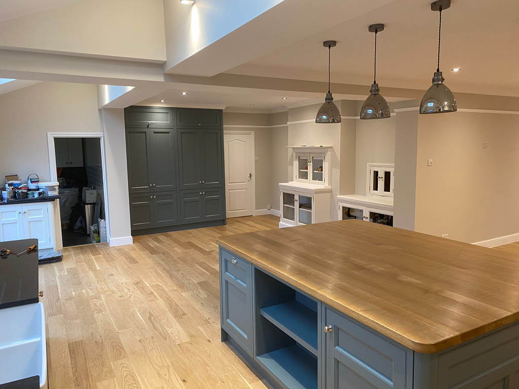 single storey rear extension and structural alterations for an open plan kitchen diner